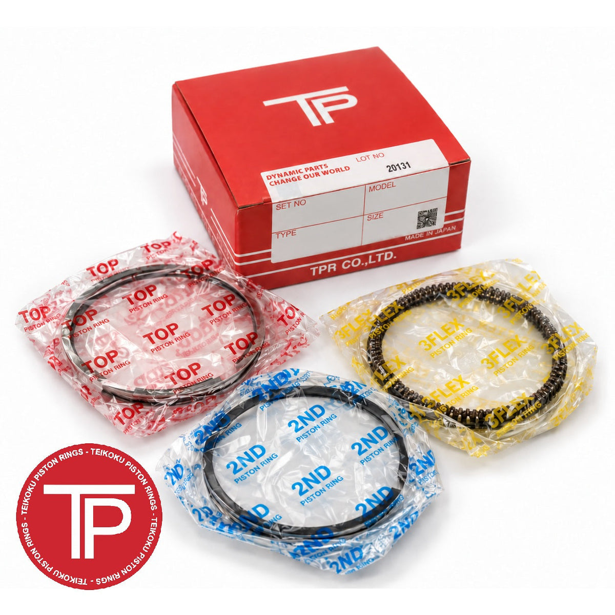 DAIHATSU CB50 PISTON RING SET 1.0L STD TP 31038 13011-87718